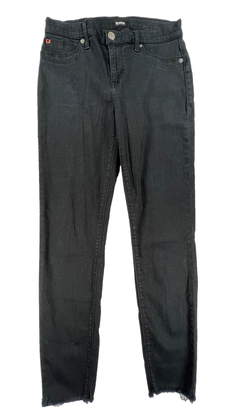 Hudson Low-Rise Skinny Black Jeans Y2K (Size 29)